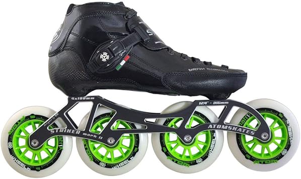 حزمة Atom Luigino Strut Inline Skate (Atom Matrix Wheels 100mm، Bionic Swiss)