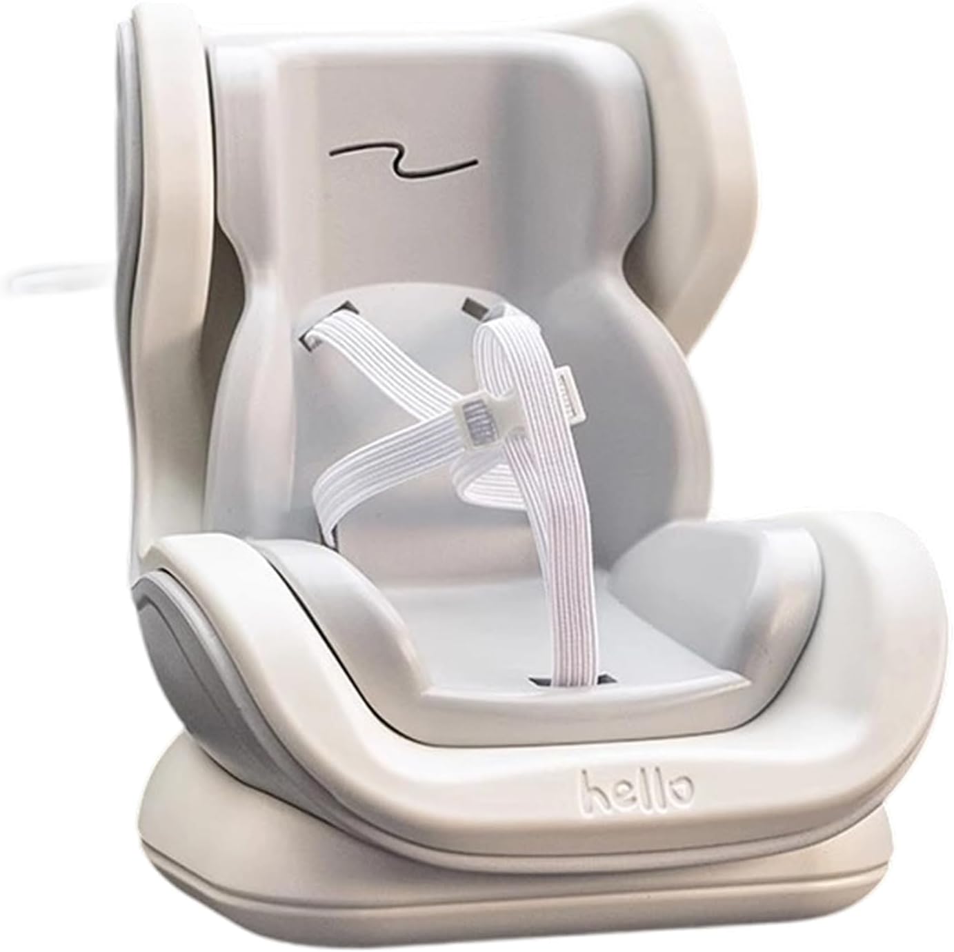 Car Seat with Belt Automotive Decorations Vehicle Ornament Doll Accessories Display for Plush Dolls Car Ornament