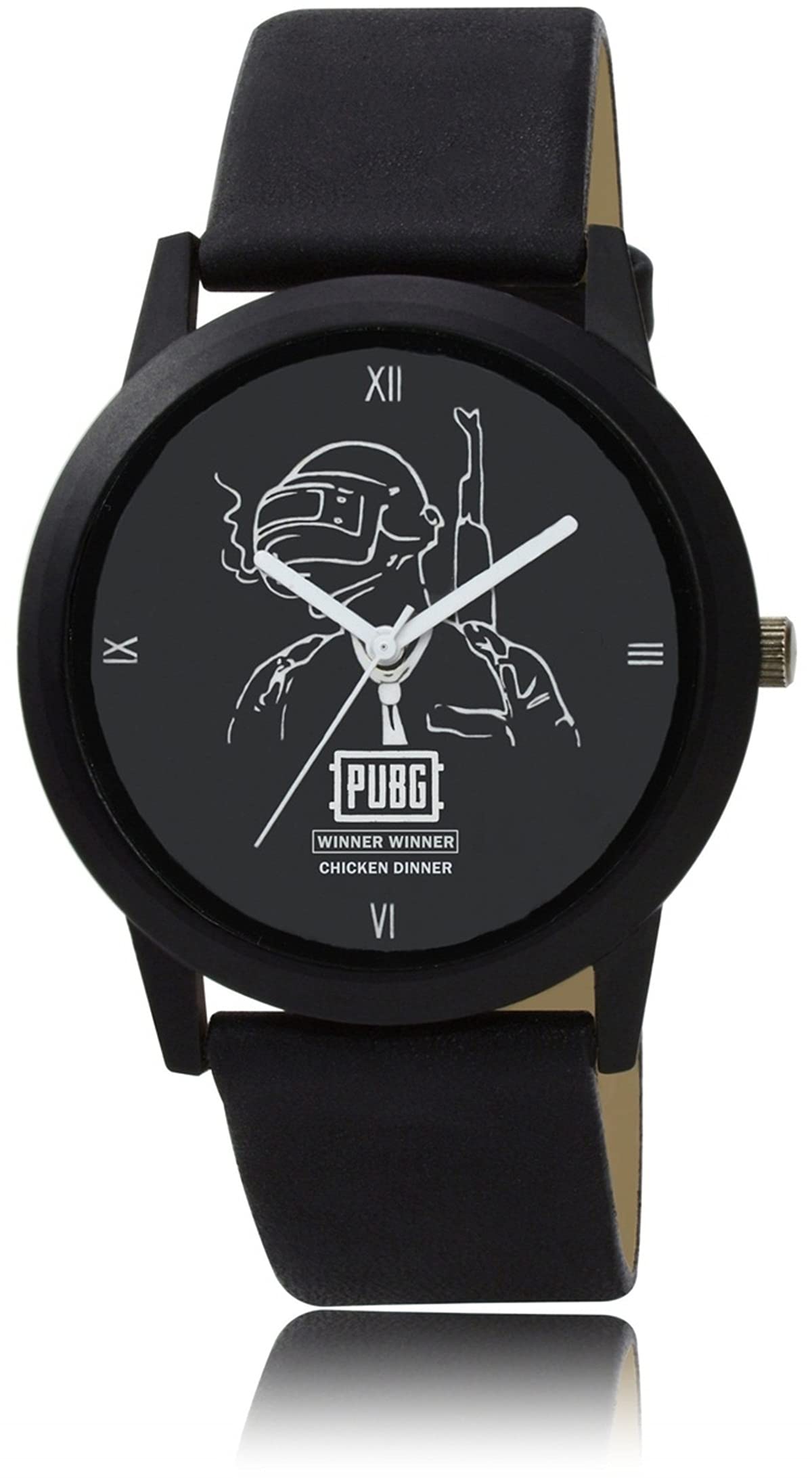 FEMEO New Analog Pubg dial & Brown Leather Belt Watches for Man & Boys (B09CZGY5GV) Amazon Price History, Amazon Price Tracker