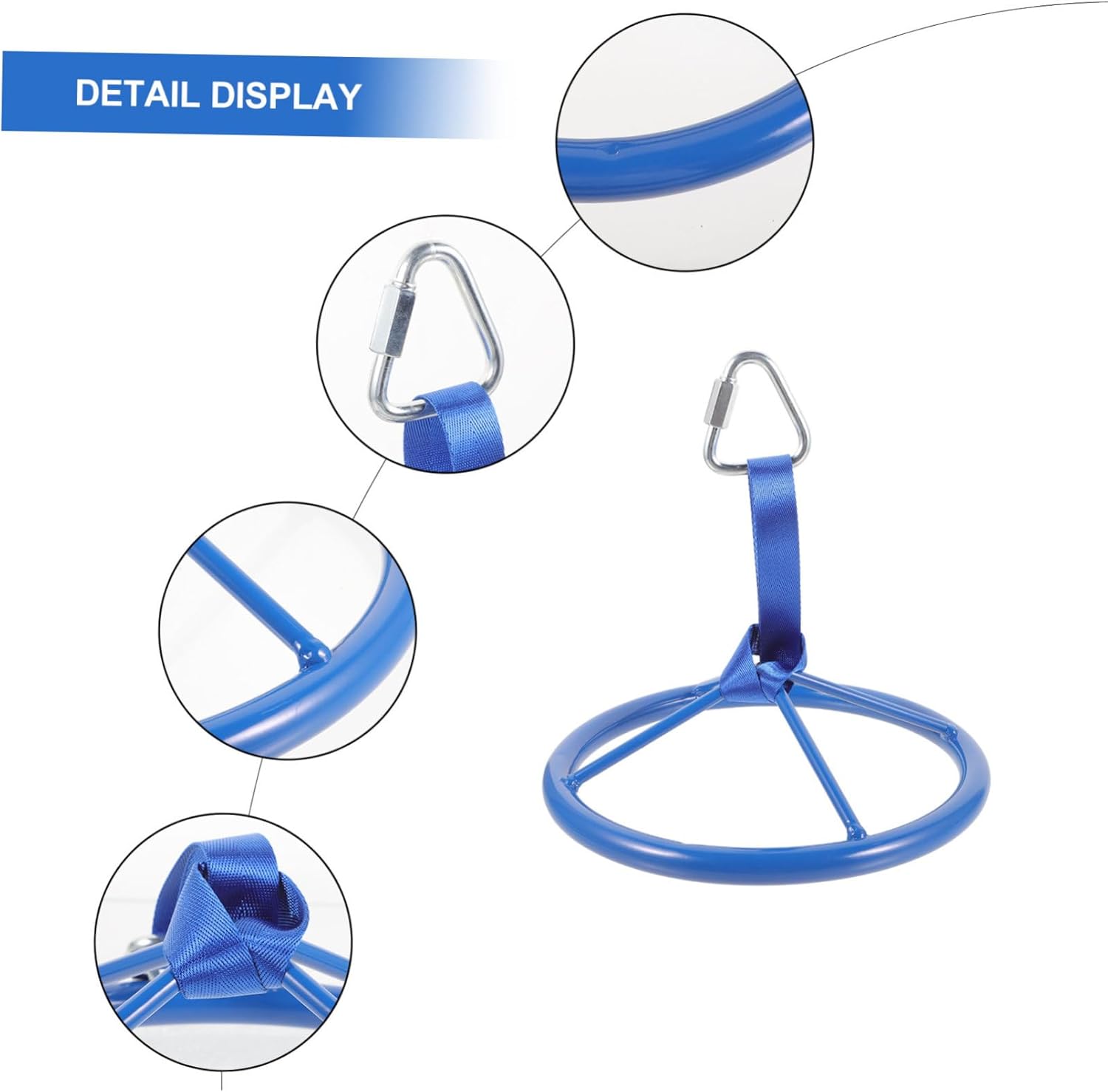 Outdoor Fitness Training Ring Durable Exercise Equipment for Arm Strengthening and Gymnastic Skills for Home Outdoor Use