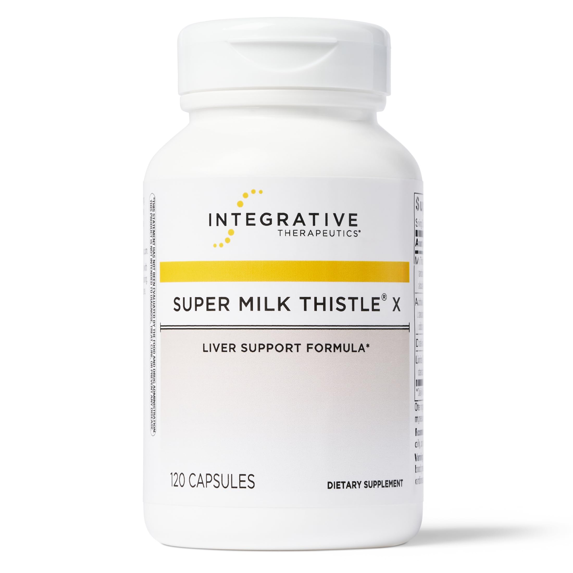 Integrative Therapeutics Super Milk Thistle X, 120 Capsules