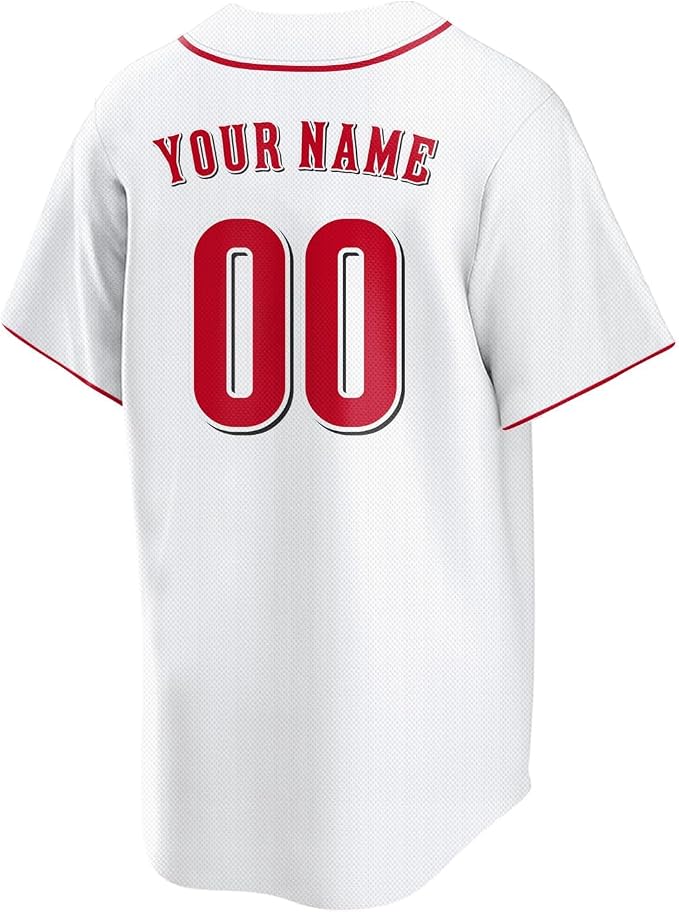 Camisetas personalizadas de béisbol para hombre, mujer y jóvenes con nombre y número bordados miniatura 3