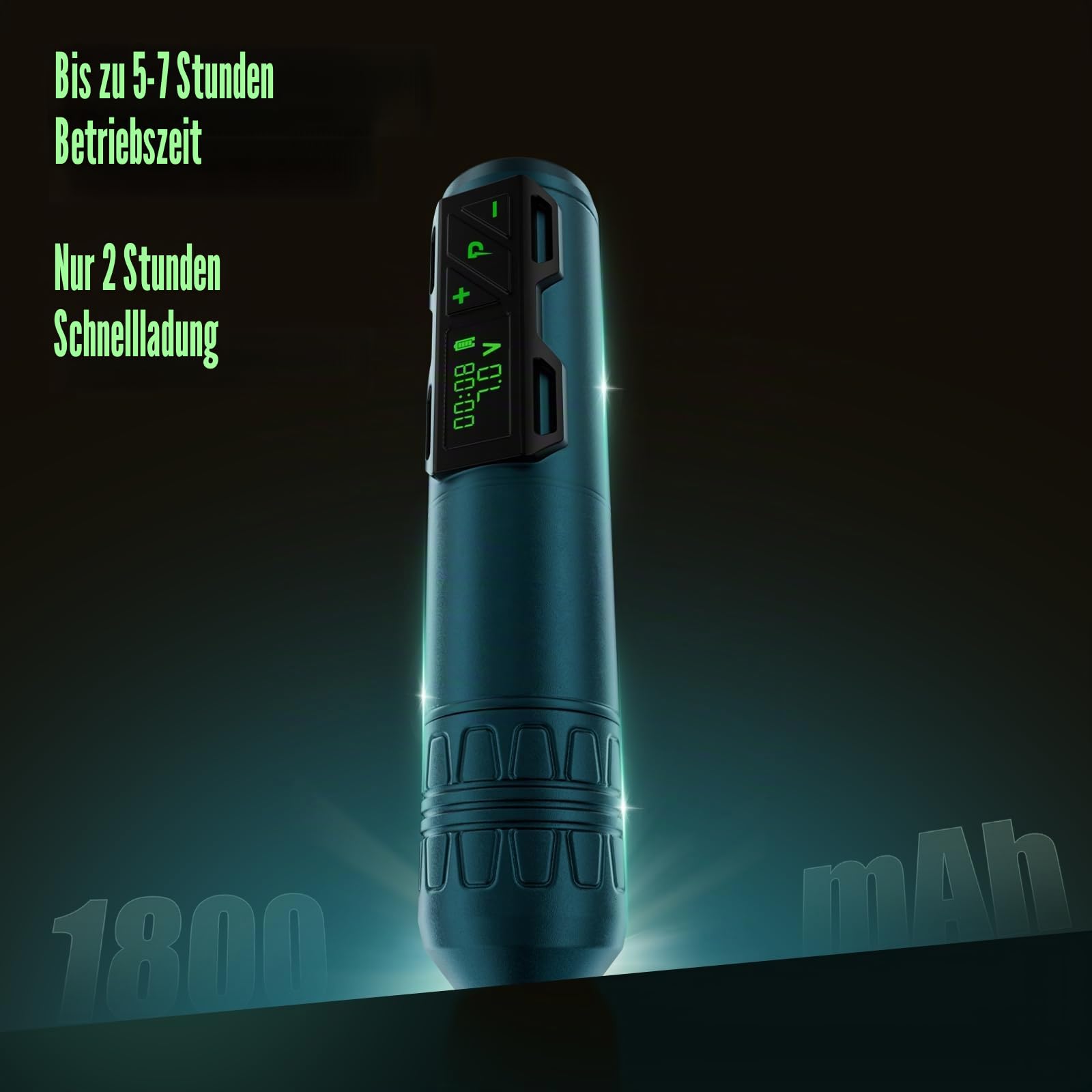 INKin Tattoo Maschine Set Anfänger, Kabelloser Tattoo Set mit 1800mAh Akku Bürstenloser Motor, 3.5mm Hublänge Tattoo Maschine, Tattoo Nadeln und Tattoo Farbe, Tattoo Zubehör Komplettes Set