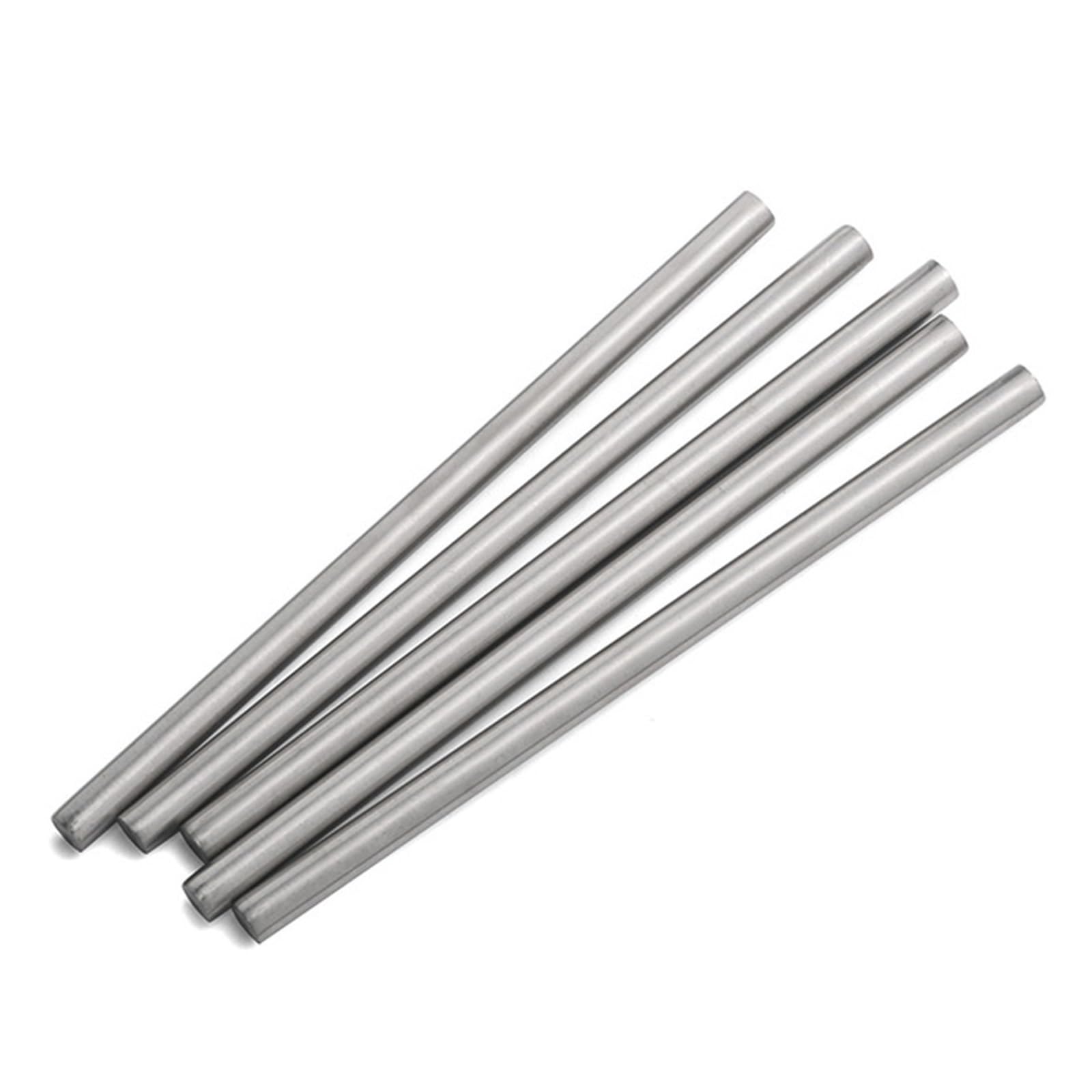 Okrągłe pręty ze stali nierdzewnej 304, średnica zewnętrzna 3 mm, różne narzędzia rzemieślnicze, długość 100 mm, 200 mm, 300 mm, 500 mm długości, 500 mm, 500 mm, 5 szt