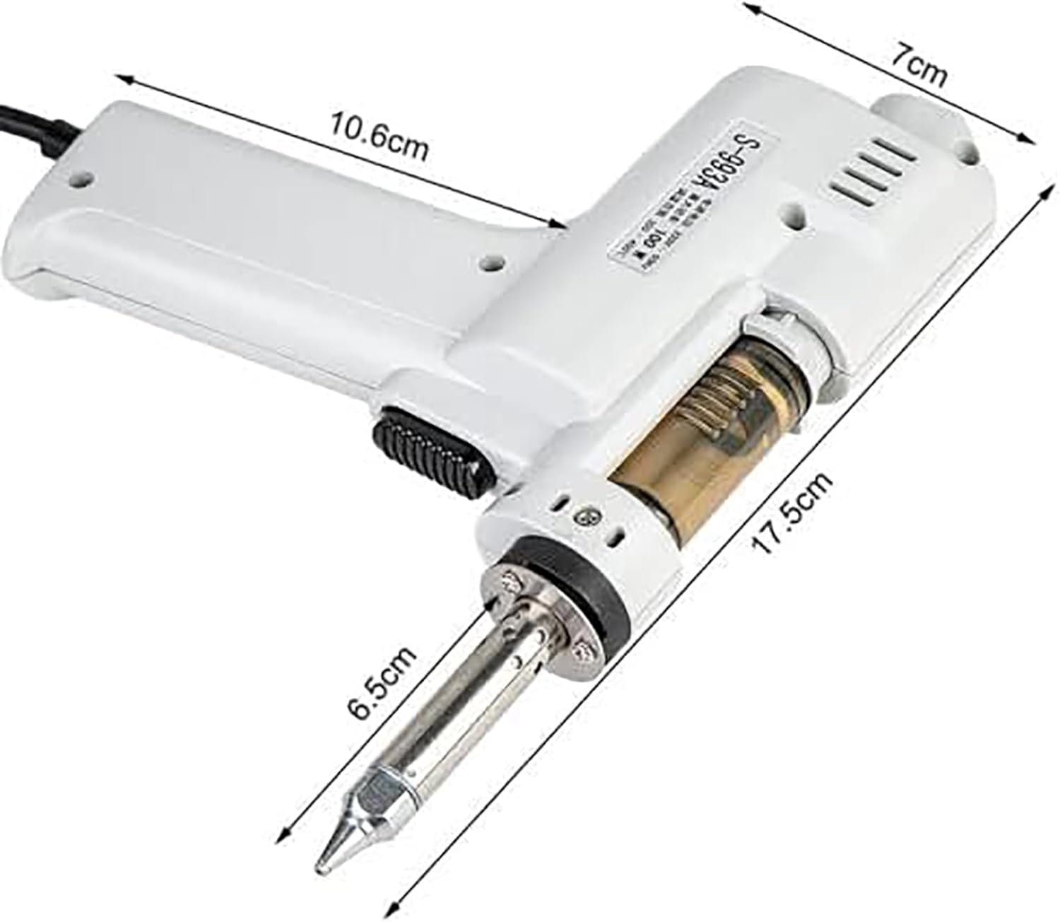 Electric Vacuum Solder Sucker, Tin Suction Pump, Adjustable Constant Temperature 350-450℃, Tin Removal Suction Tool, Tin Gun Powerful Dual Air Pump