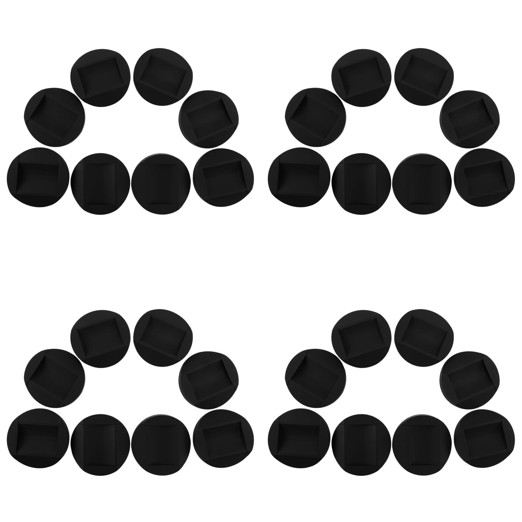 Hndhbfgrt 32X Furniture Cups-Bed Stopper,Rubber Furniture Coasters Cups for All Floors & Wheels of Furniture,Sofas,Beds,Chairs