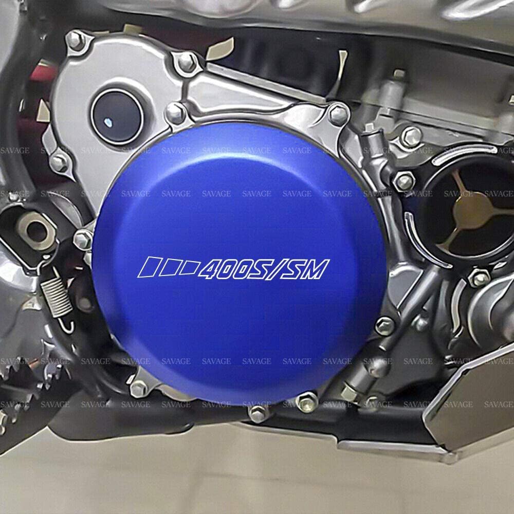 crazy sport Engine Clutch Case Cover Guard Protectors for SUZ-UKI DRZ 400 E/S/SM DRZ400S DRZ400E 2000-2021 19 18 DRZ400SM 05-21 Motorcycle Protector Aluminum (Blue)