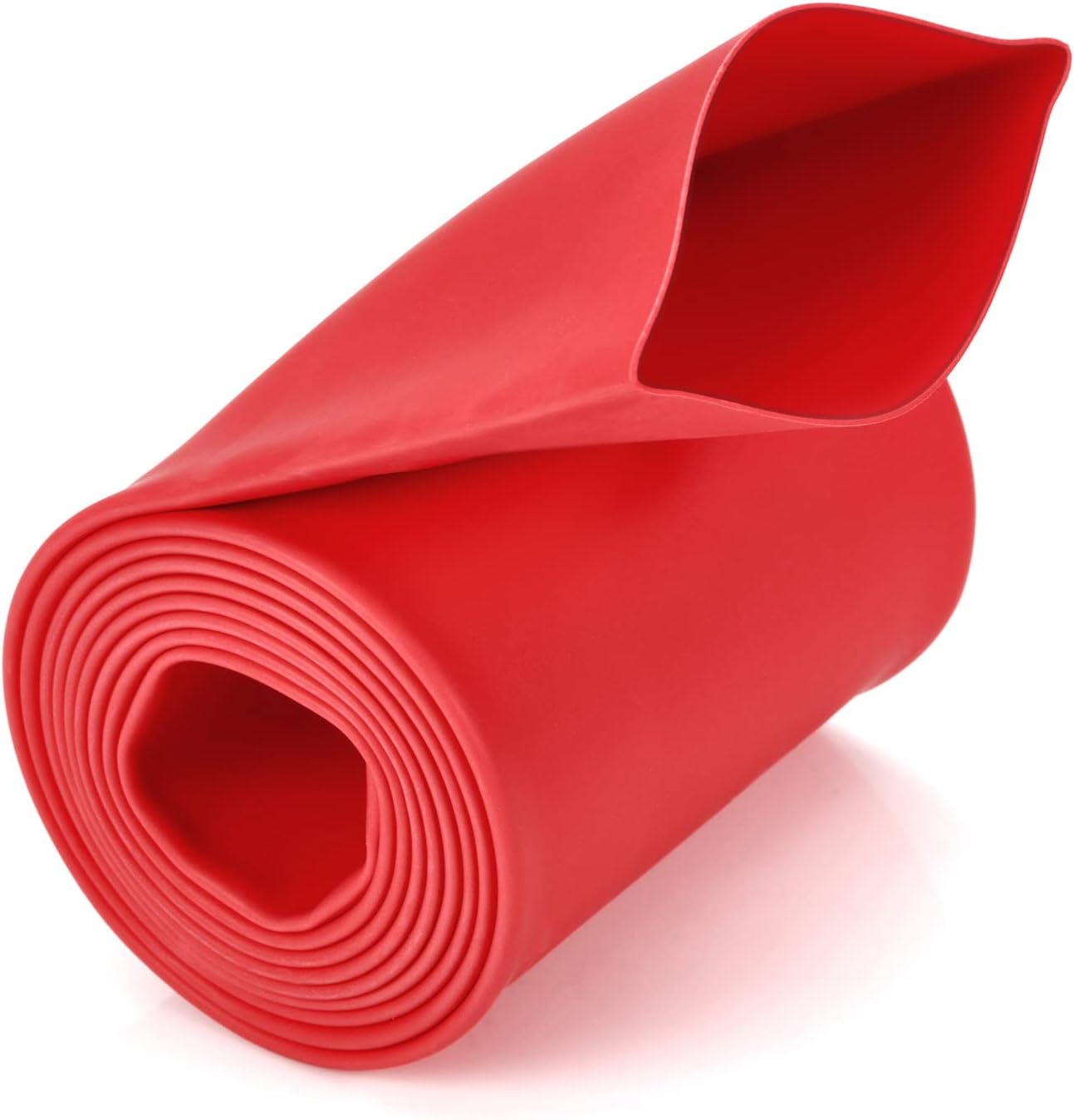 Chanzon 3:1 Ratio 3" (75mm) Heat Shrink Tubing - Marine Grade Waterproof Adhesive Lined - 4Ft Roll (1.22M Total Length) Red Polyolefin Sleeving Wrap Shrinking 3 to 1 Ratio 1pcs