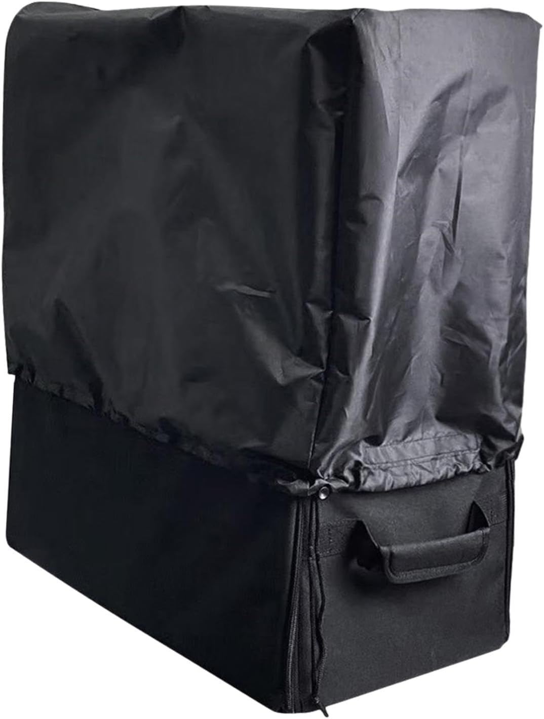 Folding Bike Storage Box, Bike Travel Bag,Waterproof Black Folding Bike Bag Storage Case for Transport, Without Cover