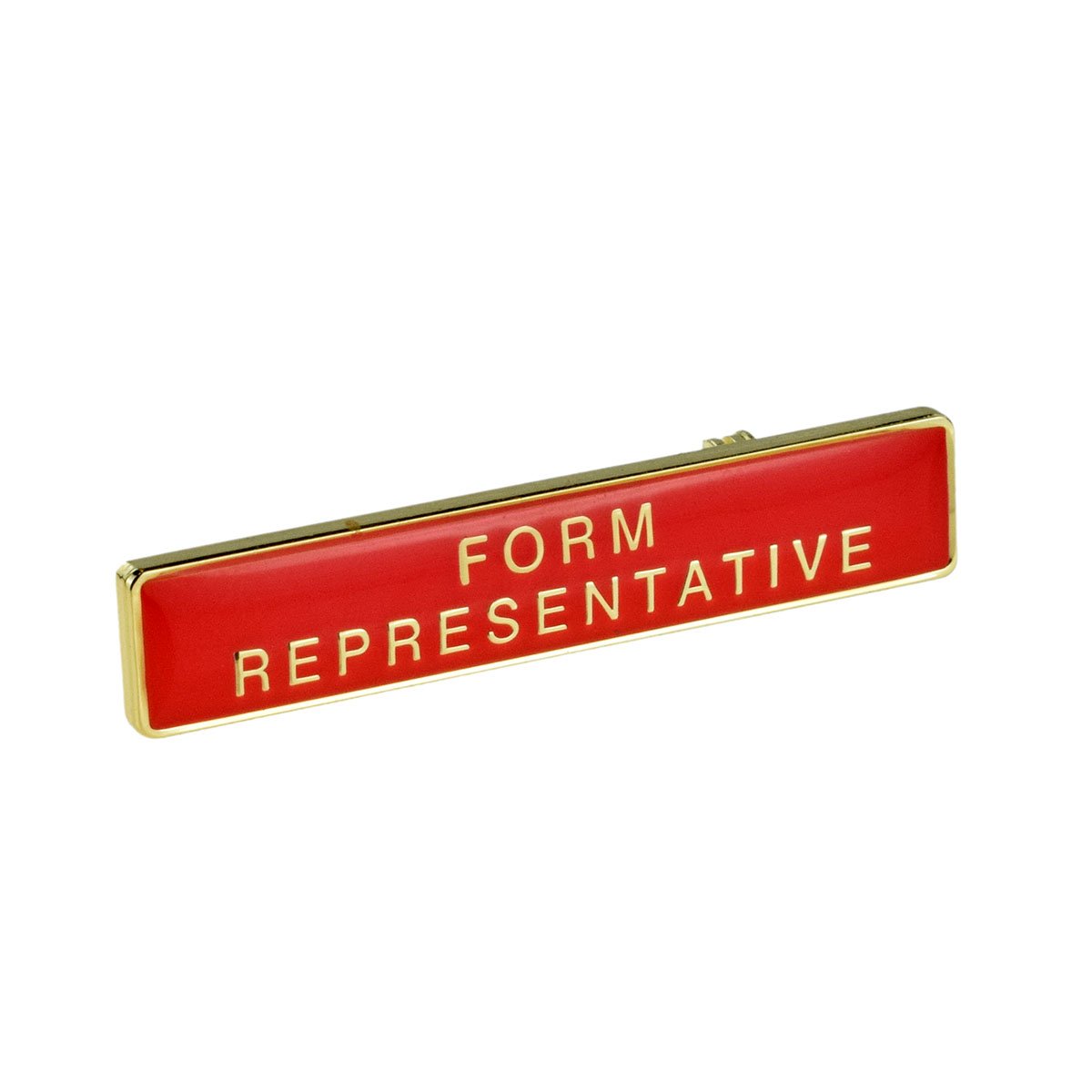 Gtr Red Rectangular School Badge Form Representative (Red)