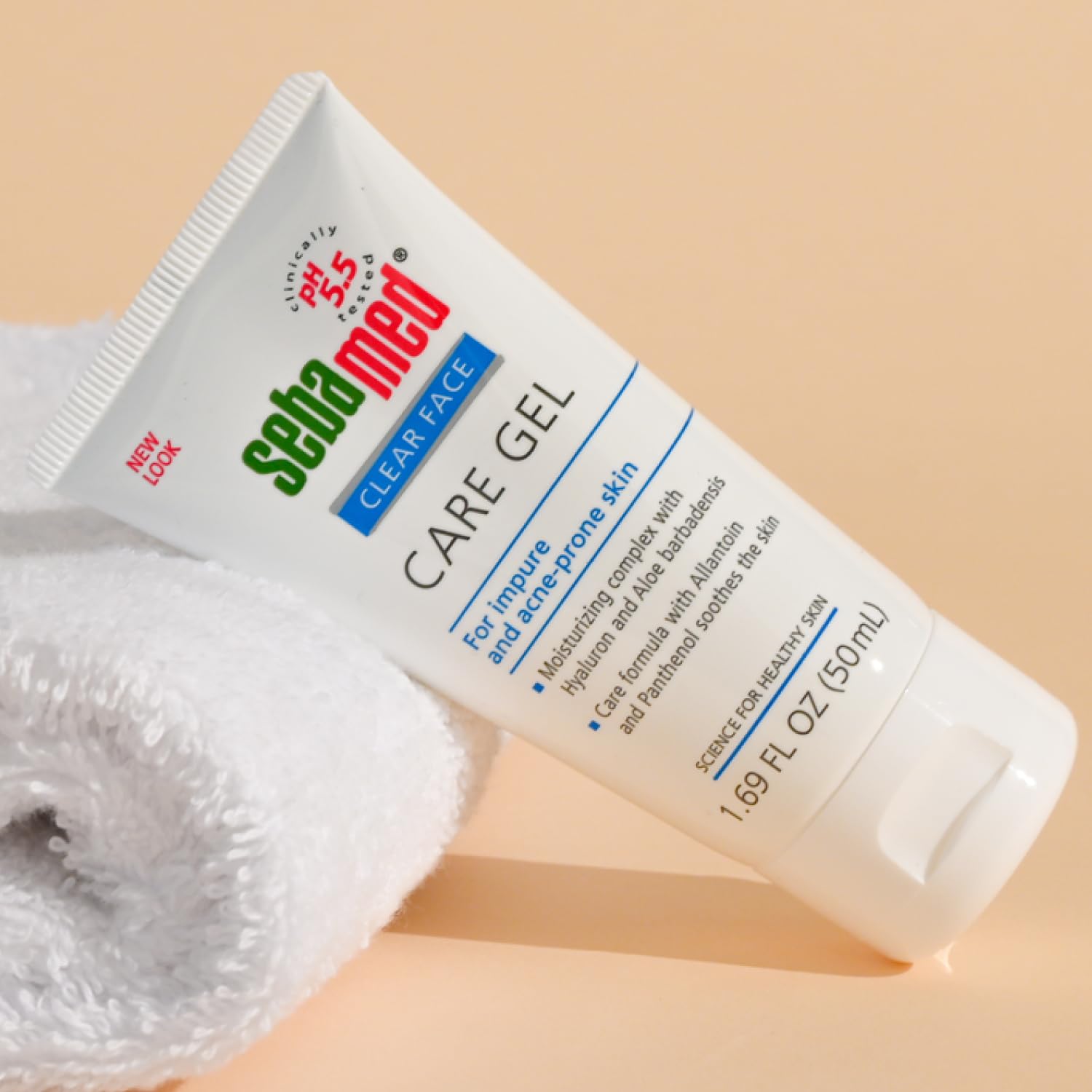 SEBAMED Clear Face Care Gel (50mL) with Aloe Vera and Hyaluronic Acid for Impure and Acne Prone Skin - Made in Germany - Pack of 2