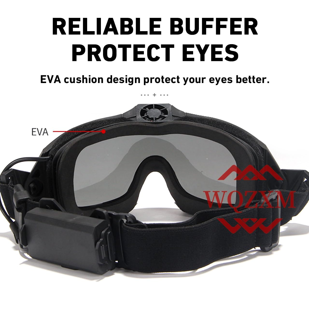 Lunettes Airsoft Antibuée, Lunettes Tactiques avec Ventilateur Et Lentille Interchangeable, Lunettes Et Lunettes De Tir Militaires