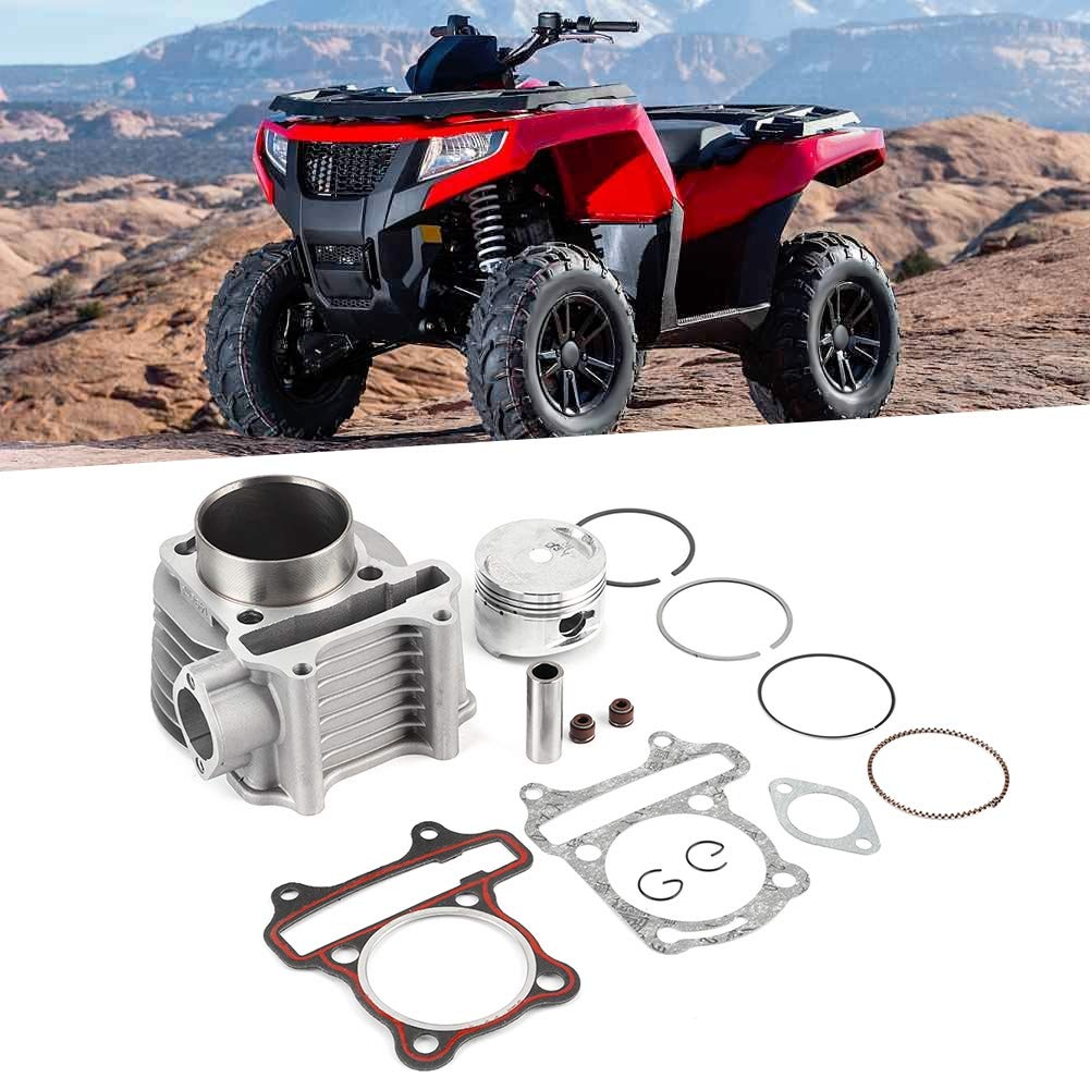 KIMISS Zestaw cylindra 57,4mm dla ATV QUAD GY6 150 157QMJ 1P57QMJ – chłodzenie powietrzem, 4-suwowy, kompletny zestaw