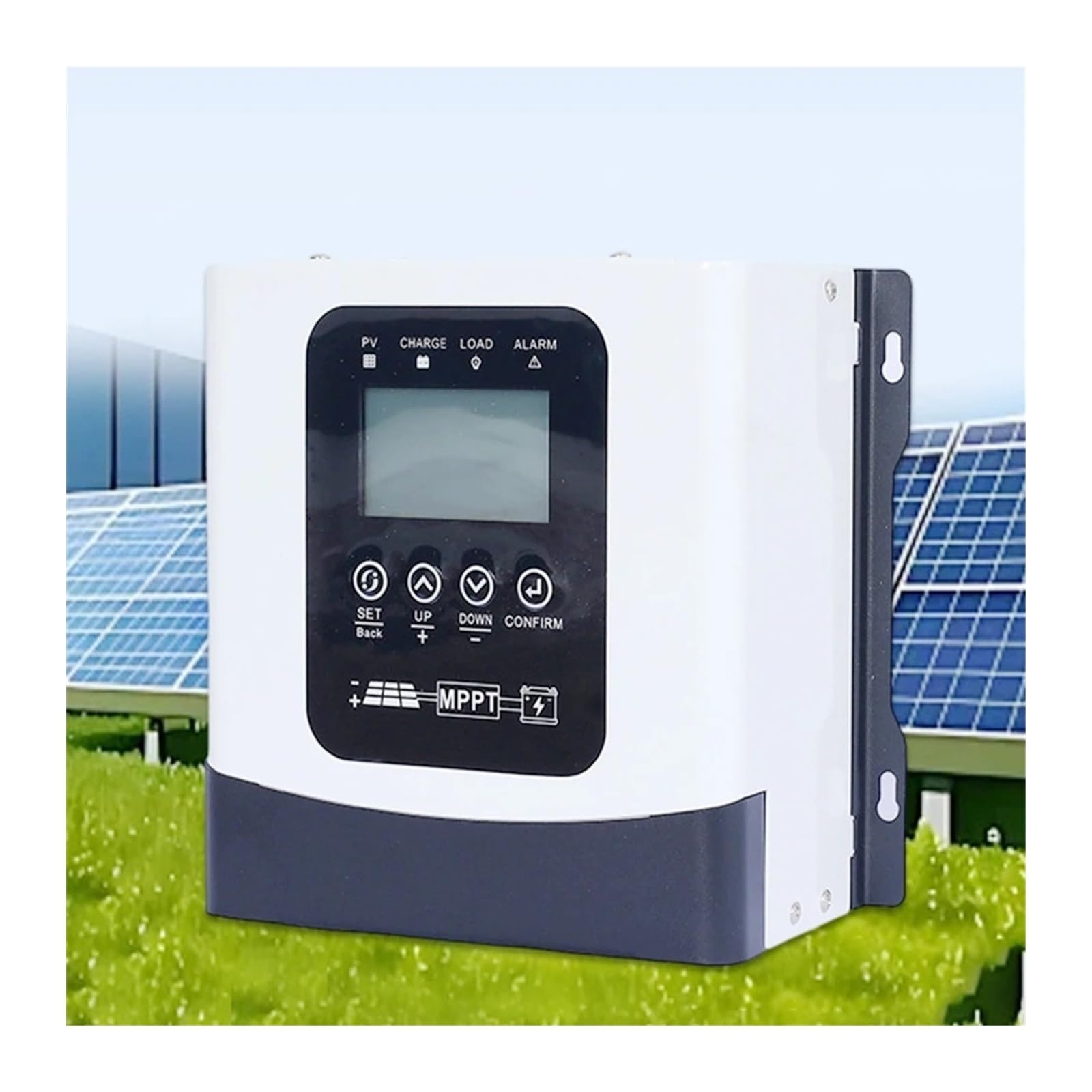 Kontroler ładowania słonecznego, 30A 60A 100A 120A Inteligentny Regulator Ładowania Słonecznego MPPT 12V 24V 48V 150V 230V Do Panelu Fotowoltaicznego Bateria Litowa LiFePO4(60A,12V to 96V)
