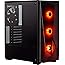 Corsair SPEC-DELTA Carbide Series, RGB Tempered Glass Mid-Tower ATX Gaming Case - Black