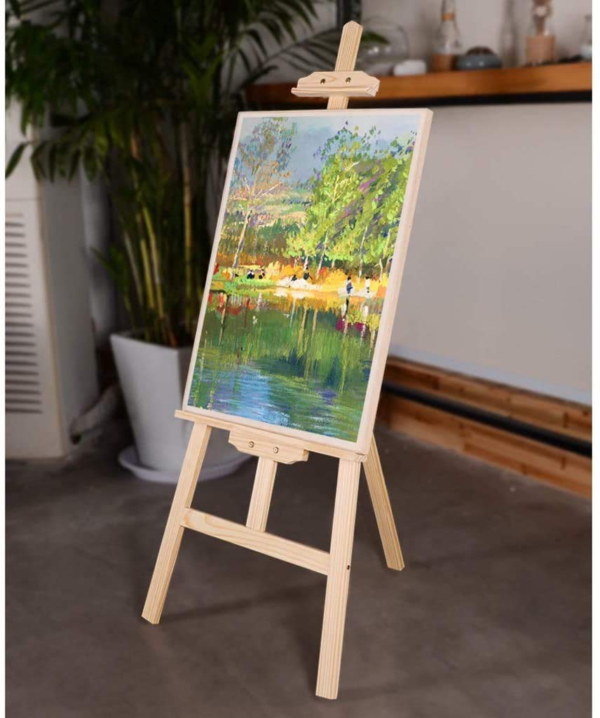 Trípode para exhibición de Carteles, Caballete para Artistas, Soporte Ajustable, Soporte portátil para exhibición de Lienzo, Soporte para Pintura de Estudio, Soporte para Pintura de 120 cm