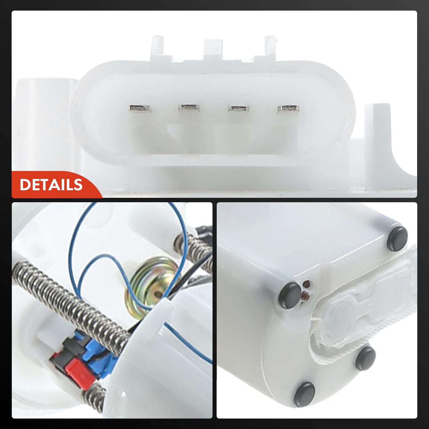 A-Premium Electric Fuel Pump Module Assembly w/Sending Unit Compatible with Buick Skylark 1992 & Chevrolet Cavalier 1992 & Oldsmobile Achieva 1992 & Pontiac Grand Am 1992, Sunbird, Replace# 25028220