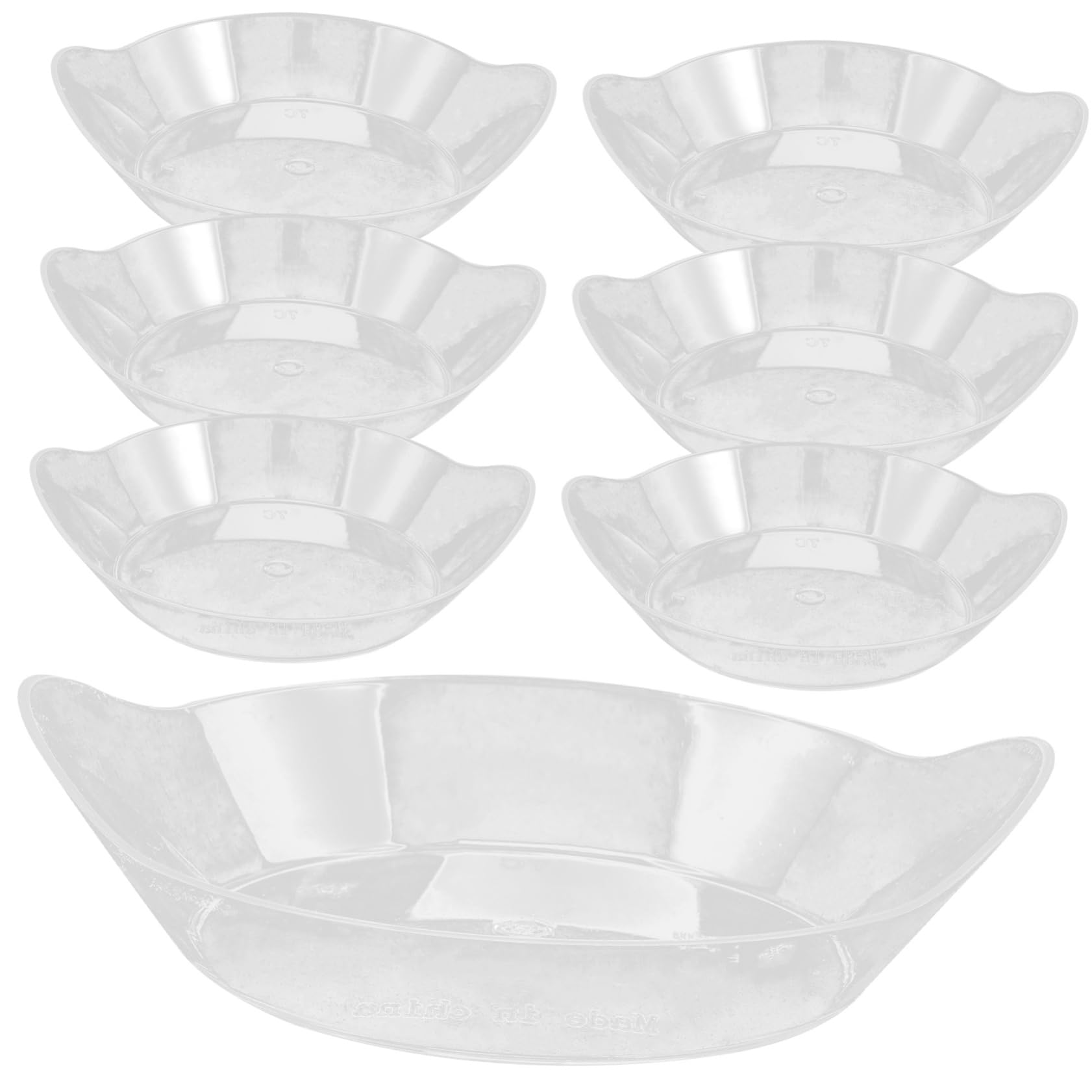 HOLIDYOYO 50pcs Plastic Dessert Containers Cup Bowl Mini Dessert Cup Yogurt Tray Shop Supply Ice Holder