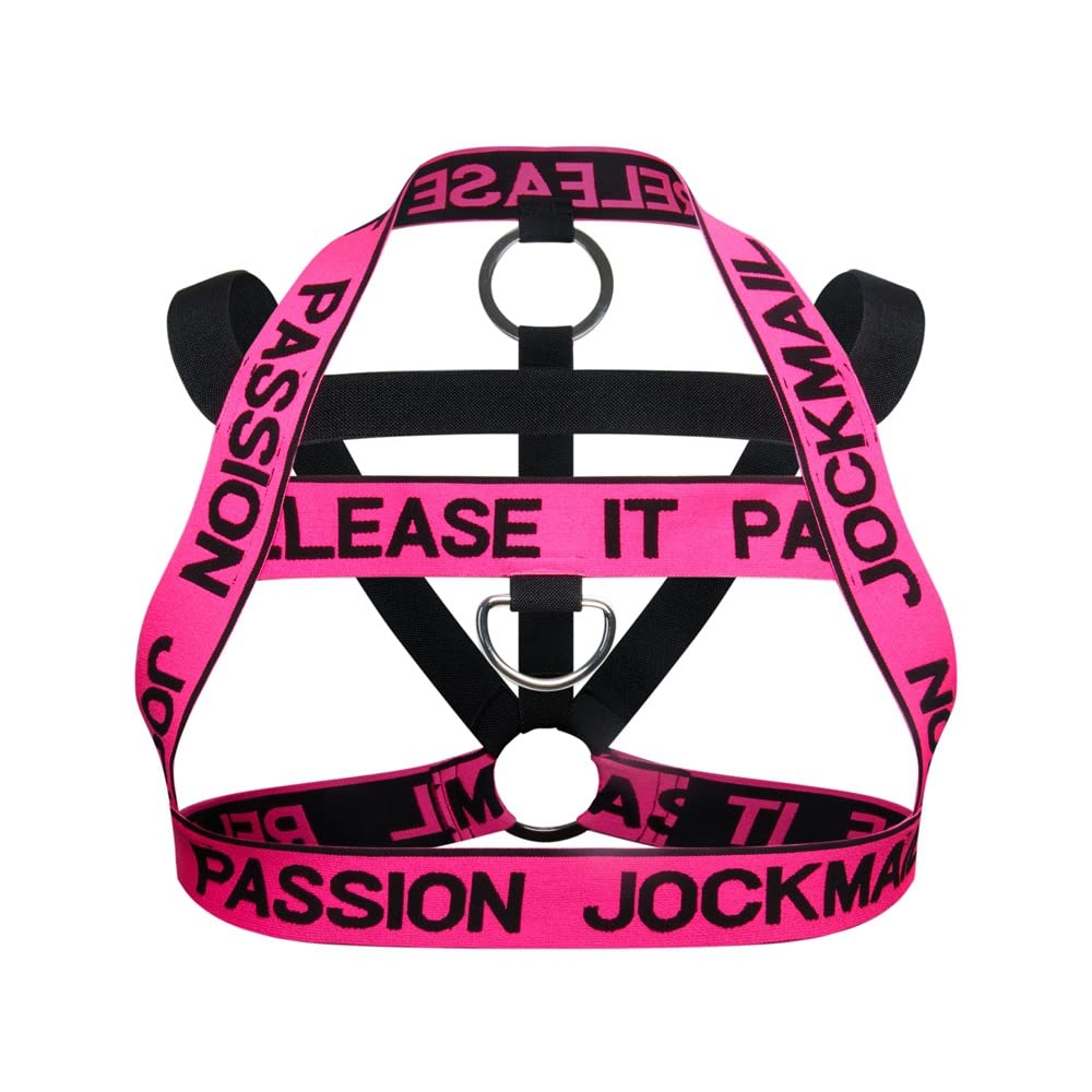 JOCKMAIL Mens Fitness Harness Shoulder Strap Mens Fitness Body Chest Half Harness Athletic Shoulder Strap Harness