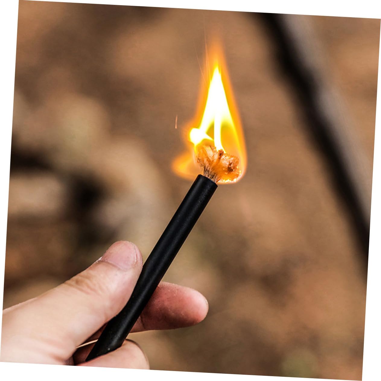 INOOMP 30stücke Outdoor Feuerstarter Seil Hochwertige Bienenwachs Für Camping Und Survival Windresistent Und Einfach Zu Entzünden Für Im Freien
