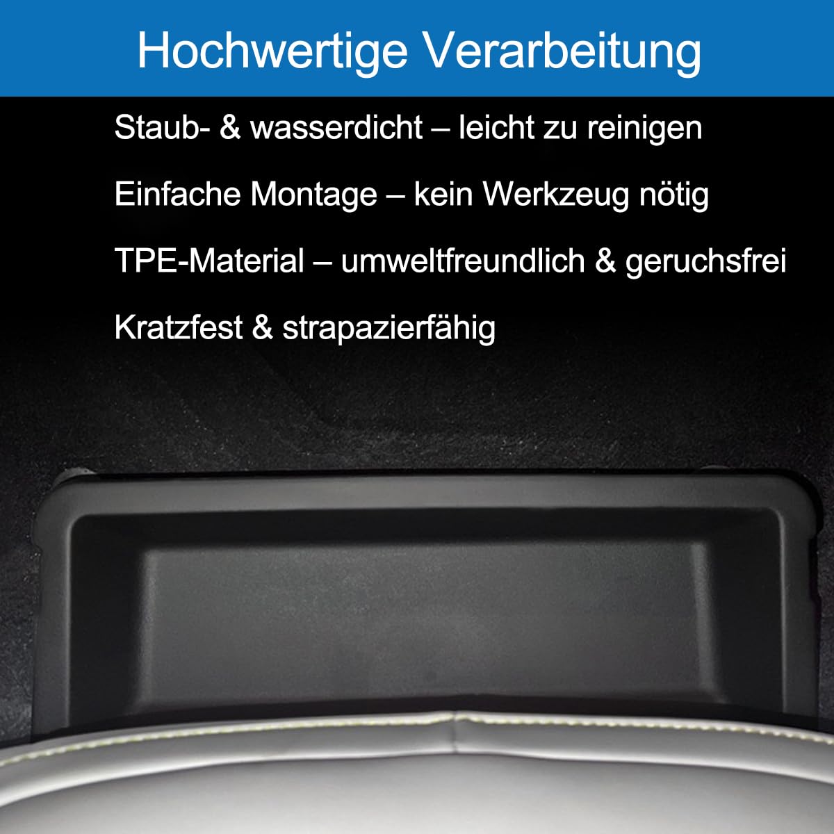 Unter Sitz Aufbewahrungsbox Kompatibel mit Xpeng G6 2023 2024 2025, für X Peng Organizer unter Vordersitzen