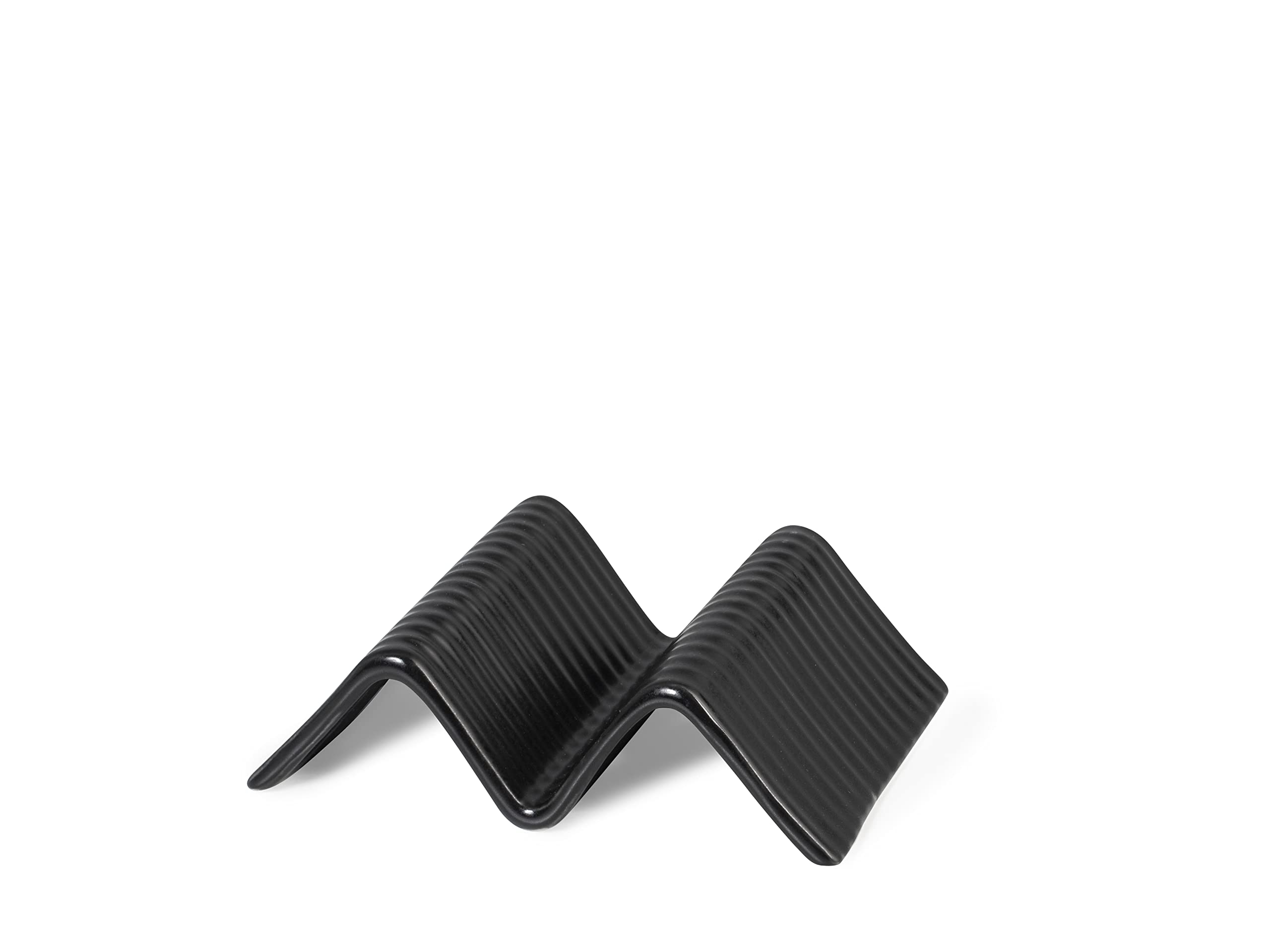 PT Streat Set 2 Porta Tacos in Stoneware Nero 1 Posto/2 Posti