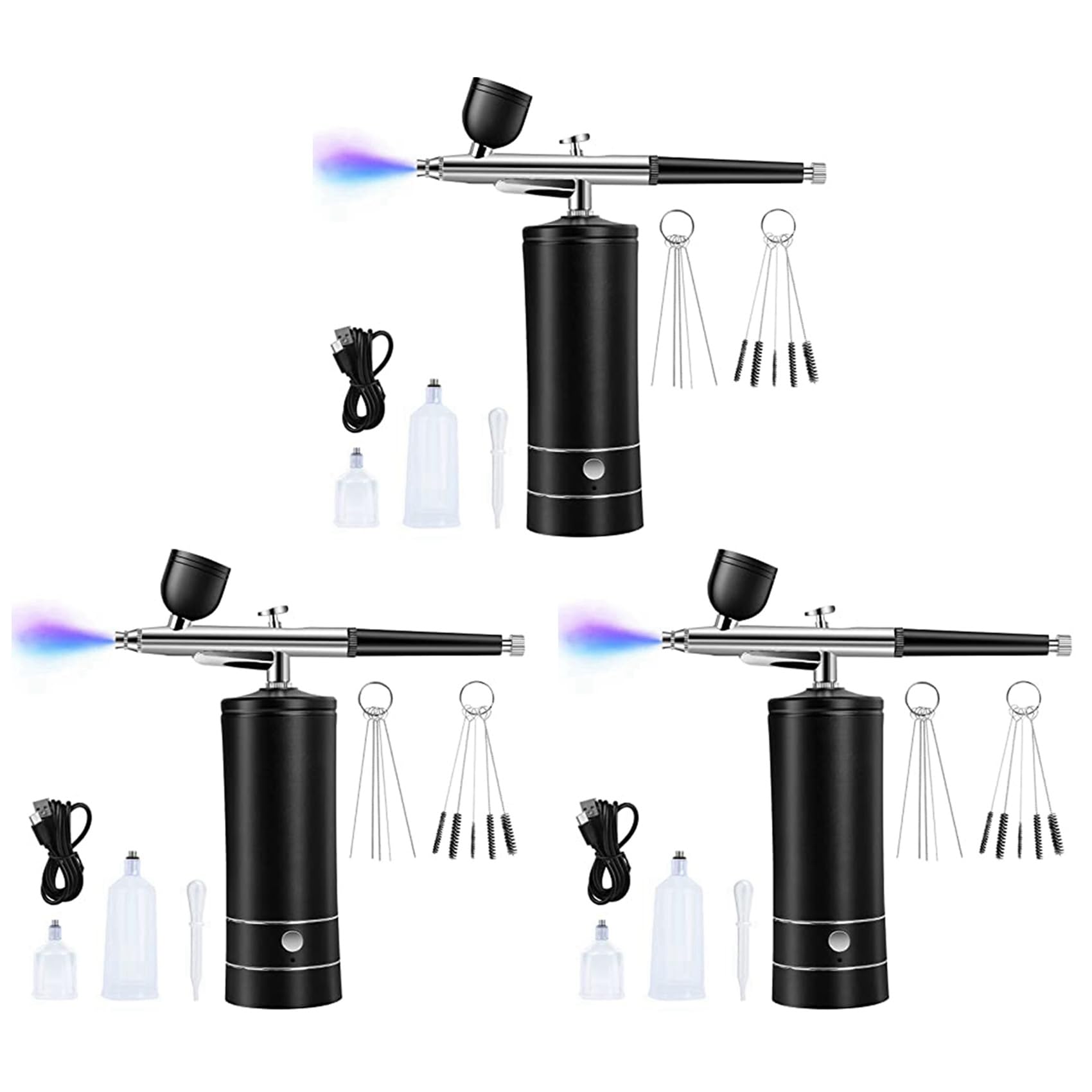 Aérographe compresseur sans fil 30PSI pour peindre sans cordon encombrant