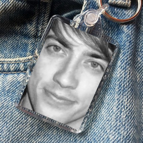 KEVIN McHALE - Original Art Keyring #js001