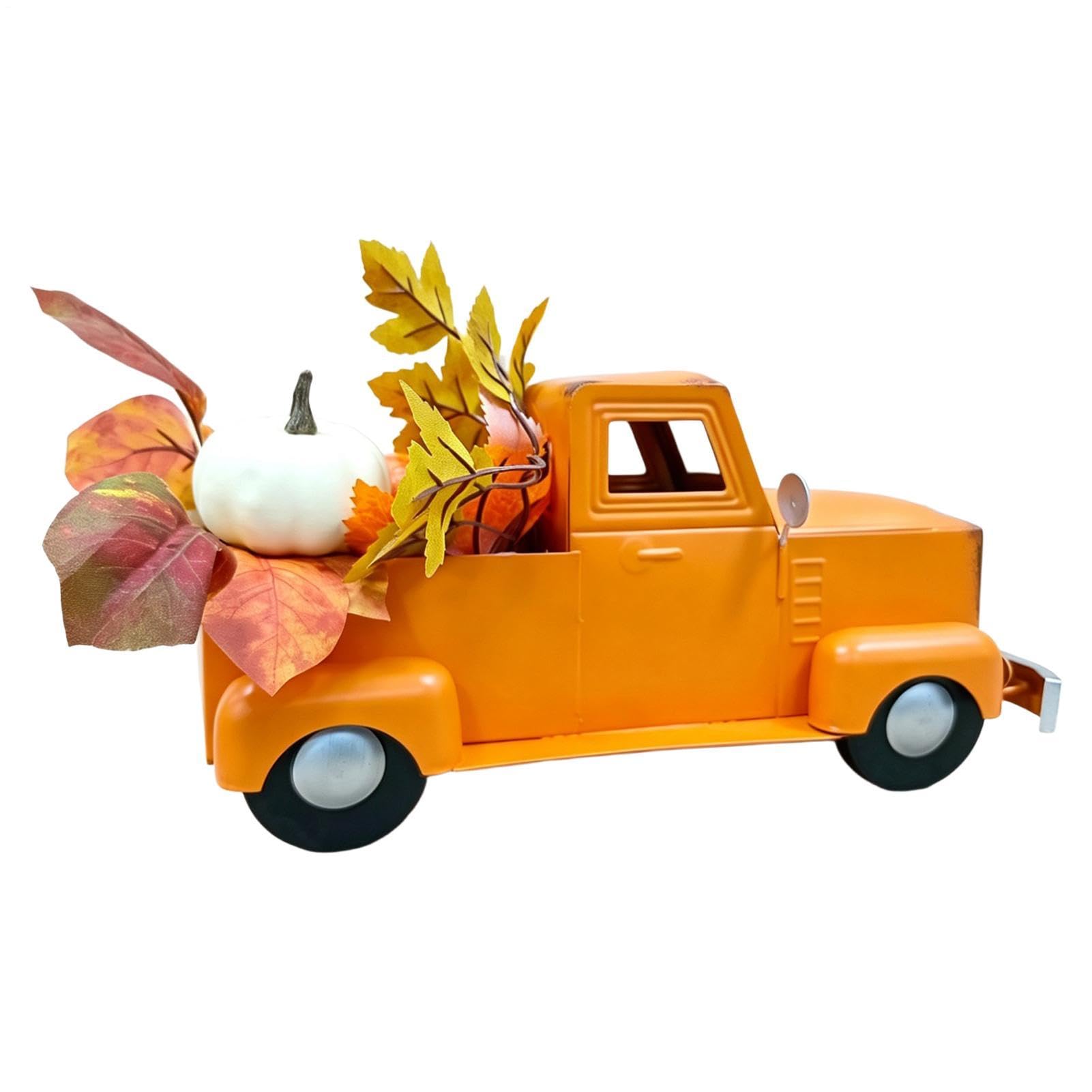 Dekoration LKW Metall Pick-up Vintage Thanksgiving 32 cm