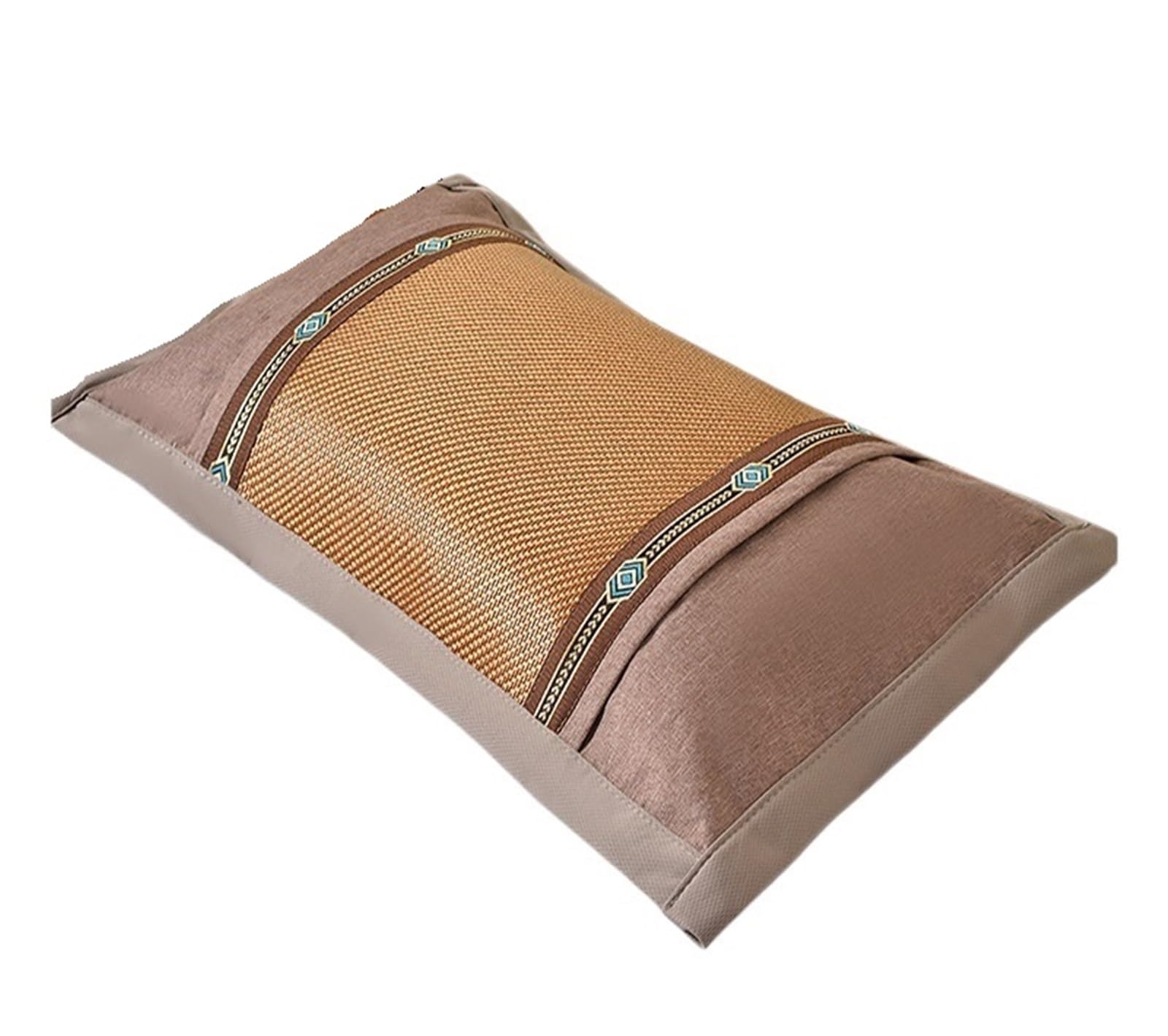 PJFCEWFDGX 35x55cm Buckwheat Pillow Cooling Firm Hulls Filling Bolster For Cool Sleep Support(Style 11)