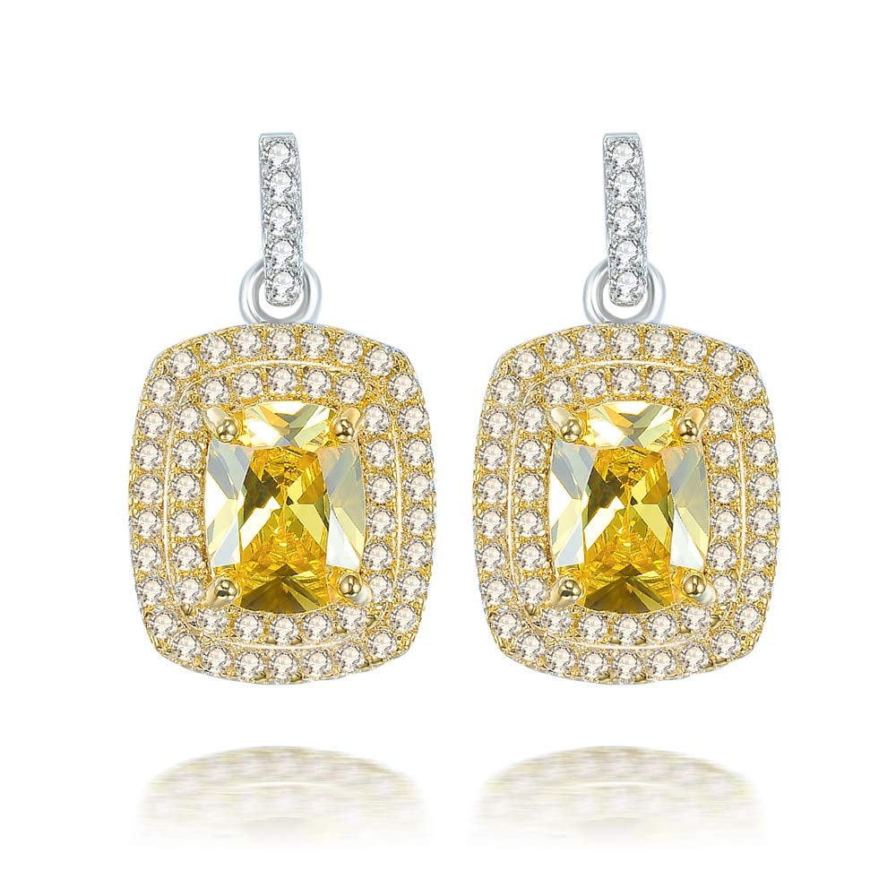 Boucles d'oreilles citrine pour illuminer un teint terne lors des fêtes