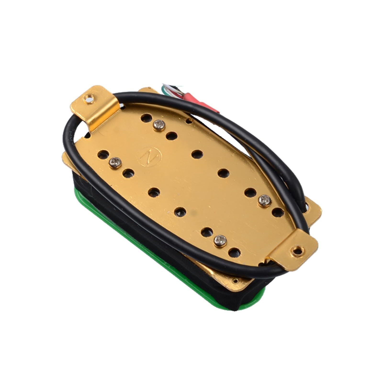 Pastillas de Guitarra electrica Pastillas De Guitarra Eléctrica De Doble Bobina Ajustables Humbucker Green (Color : Neck and Bridge)