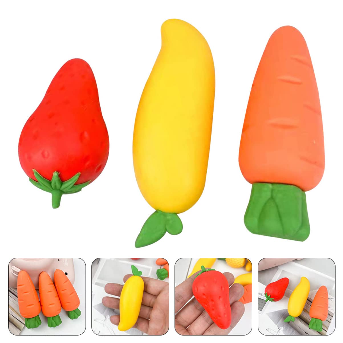 Abaodam 4 Set Gomma Marcatore Toppers Mini Cancellare A Secco Asse Cancelleria Scolastica Caucciu Eraser Cancelline Comode Gomme Da Matita Gomme Da Matita Multifunzione Tpe 3 Pezzi * 4
