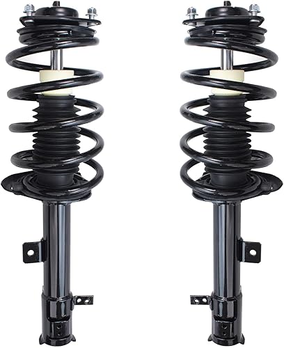 Miniatura 1249 de Detroit Axle - Kit de suspensión delantera de 10 piezas para Chevy Aveo Aveo5 Pontiac G3 Wave 2 Ready Struts Assembly 2 Enlaces de barra