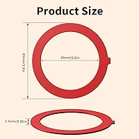 Vista 6 de Sello de válvula de descarga para Kohler, kit de válvula de descarga de recipiente mejorado de 2 piezas de material de silicona, piezas de reemplazo