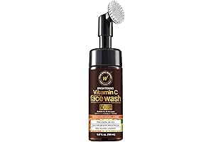 Vitamin C Face Wash for Youthful and Radiant Skin with Facial Brush Applicator