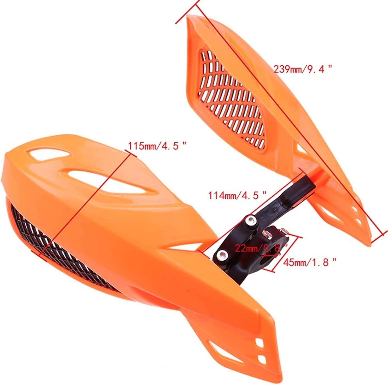 1 Pair Motorcycles Motocross Brush Bar Hand Guards Handguard for Beta 250 300 RR 2T 350 RR 4T 250RR 300RR 350RR 2012-2017 (Color : Yellow)