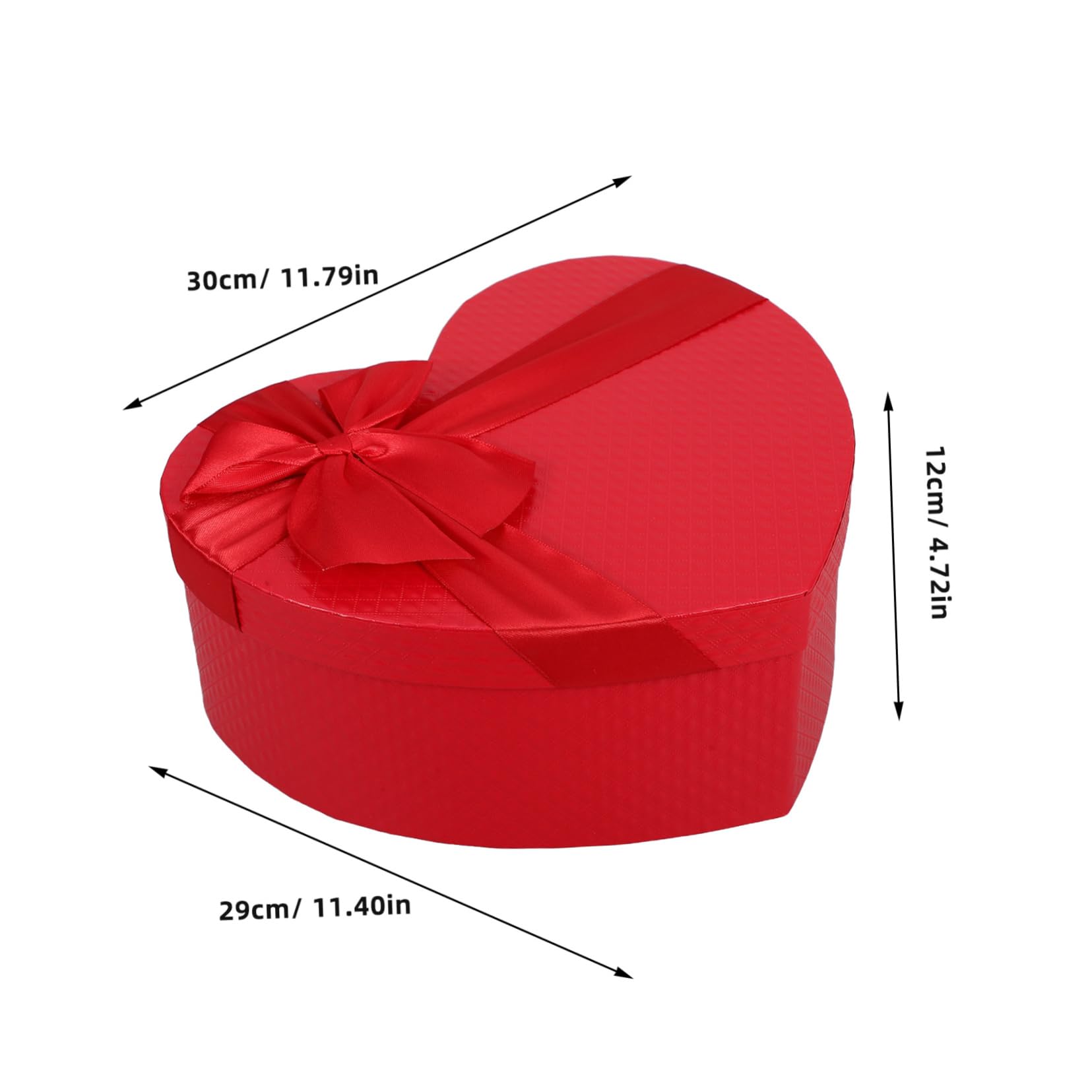 SOLUSTRE 3stücke Herzförmige Geschenkboxen Dekorative Verpackungen Für Schmuck Und Blumen Für Valentinstag Hochzeit Und Besondere Anlässe Robustes Papiermaterial Romantisches Design