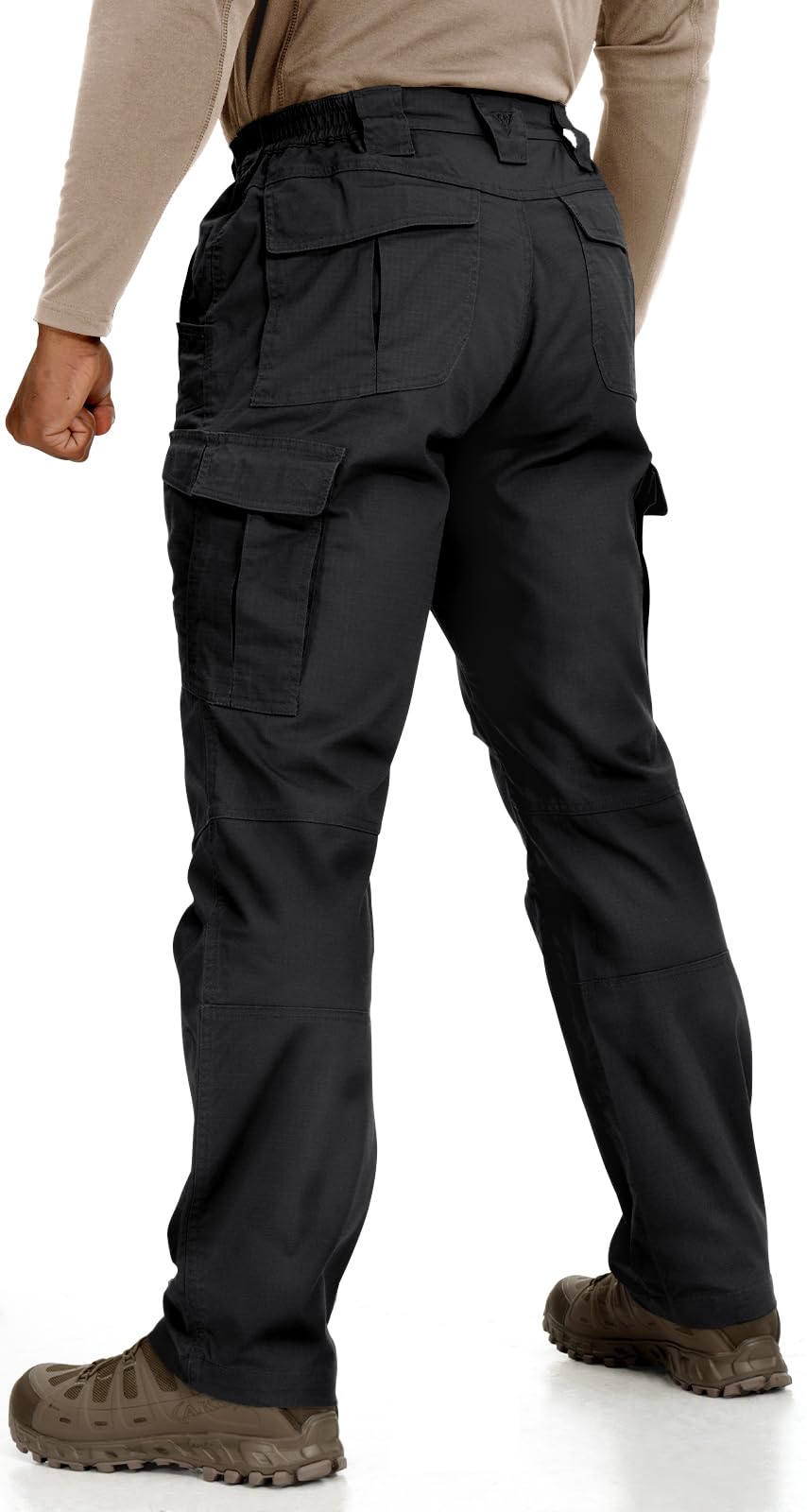 IDOGEAR Uomo Pantaloni Tattici Pantaloni da Trekking all'Aria Aperta Impermeabile e Traspirante Multi-Tasca Softshell per Il Trekking Airsoft Caccia Resistente e Leggero