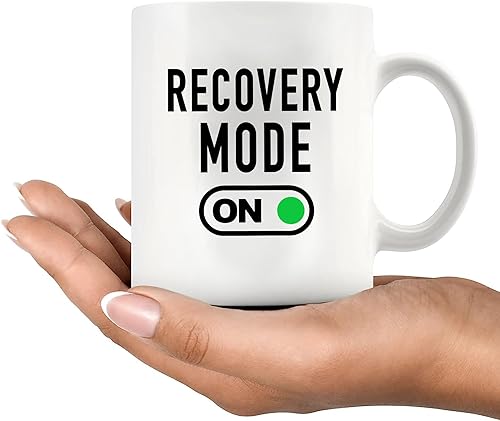 Miniatura 7 de Taza de café Recovery Mode On Get Well de regalo para pacientes, regalos inspiradores motivacionales para familiares y amigos, vaso de cerámica