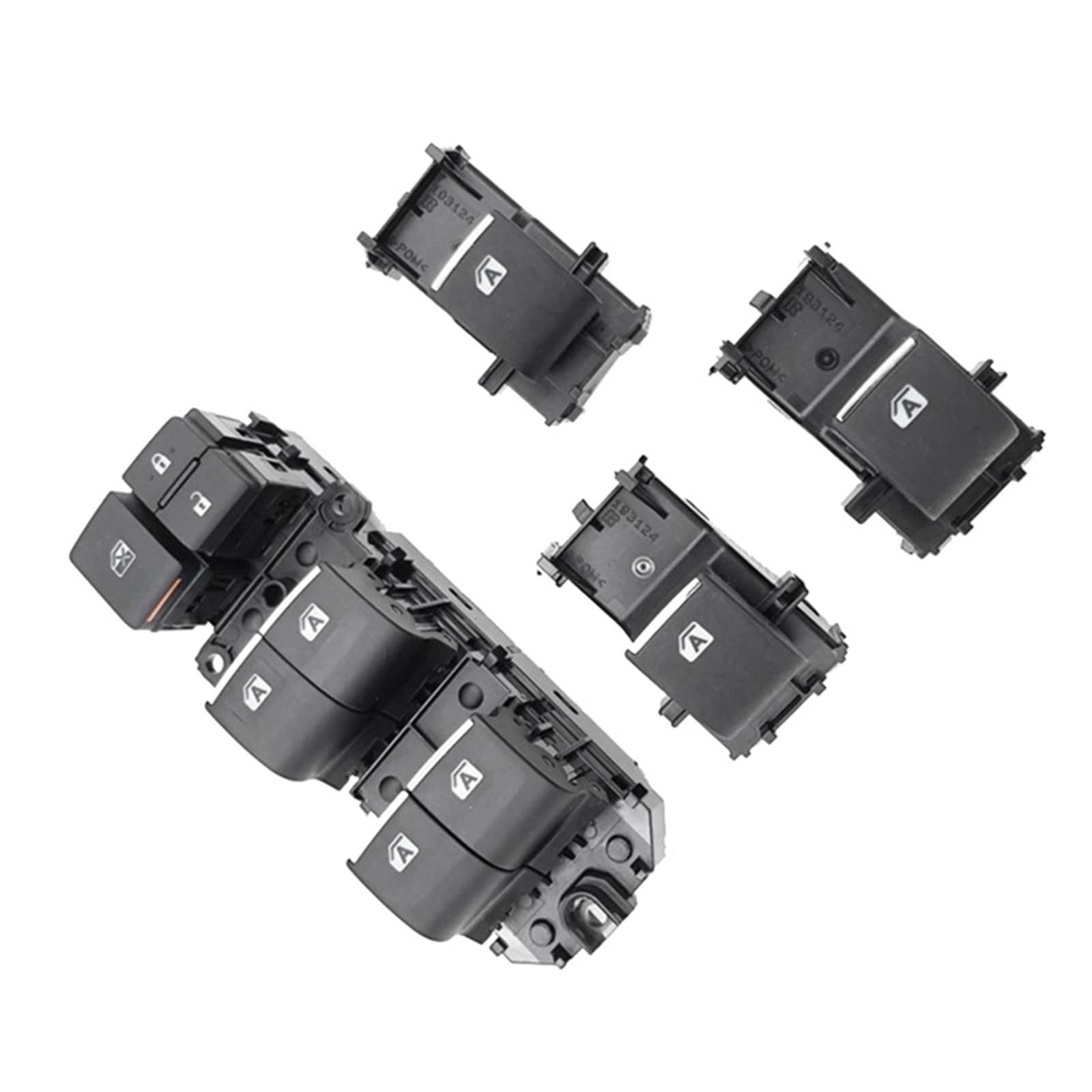 Power Master Window Switch Lighted LED Power Window Lifter Switch Button/Fit For Toyota RAV4 CHR Corolla Camry 2018-2023 Left Backlight Master Switch