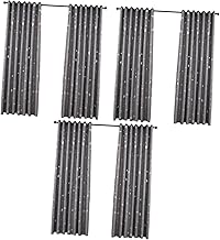 VOSAREA 3 Pçs Decoração De Casa Cortinas Infantis Cortinas De Linho Cortinas Girafa Cortinas Blackout Cortina De Janela Cortinas Simples Estrelas De Prata Cortina De Lua Cortina De