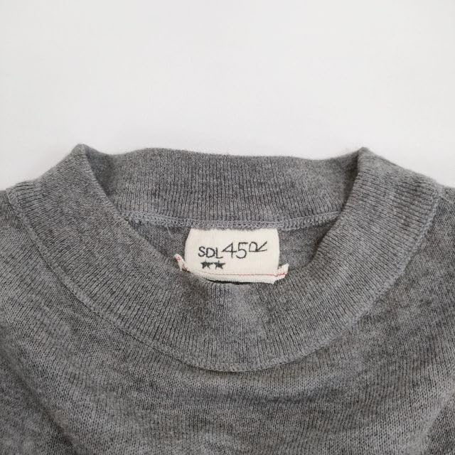 美品✨45R　 ヤクコットンスムースのパフスウェット 　トレーナー　ニット　M 美品✨45R ヤクコットンスムースのパフスウェット トレーナー ニット M