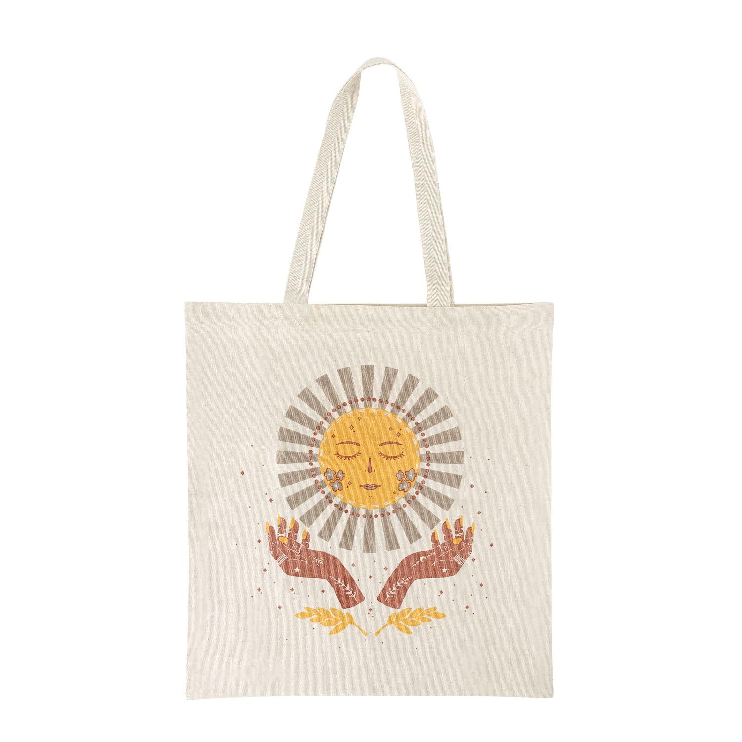 folkulture Canvas Tote Bags for Women with Zip-picture-58