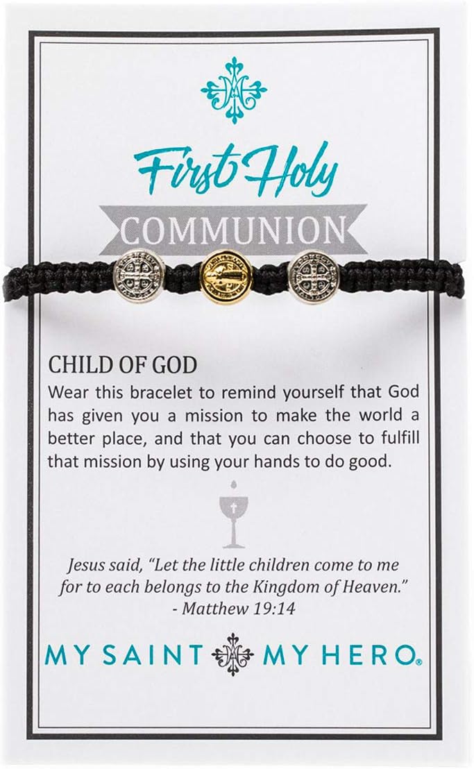 My Saint My Hero Communion Hand-Woven Bracelets