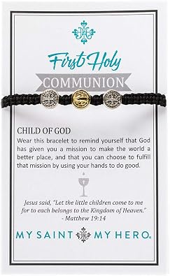 My Saint My Hero Communion Hand-Woven Bracelets