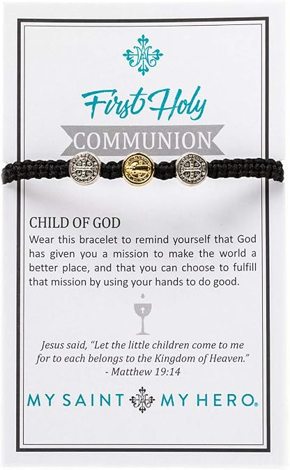 My Saint My Hero Communion Hand-Woven Bracelets