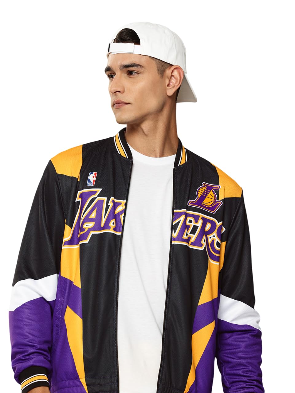 shop the arena Los Angeles Lakers Lightweight Jacket-picture-35