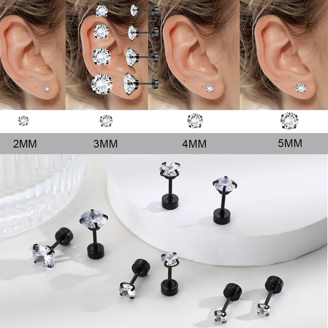 Pack De 2 Pinceaux à Poils Nylon Angle 2,5 Pouces - Poignée En Bois, Pour Peinture Intérieure/extérieure - TouchUp