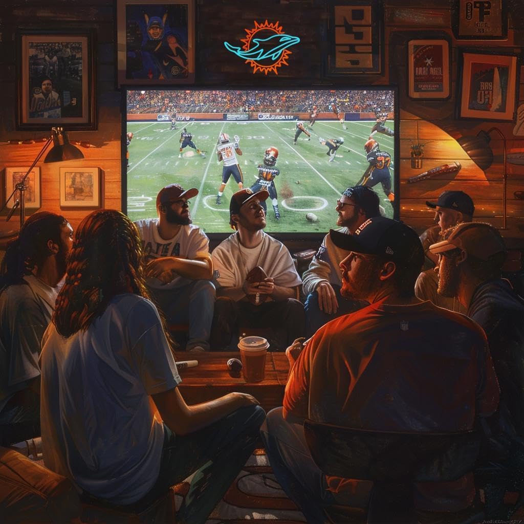 Letrero de neón de equipo deportivo de rugby adecuado para delfines para decoración de pared, alimentado por USB, intensidad regulable, luces LED para dormitorio, hombres, cueva, hogar, bar